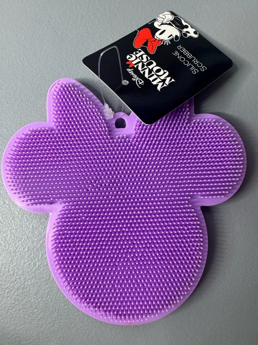 Disney Minnie Mouse with bow Silicone Cleaning Pad in Purple cute kitchen makeup